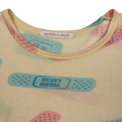 Hysteric Glamour Heavy Metal Band-Aid Baby Tee (S)