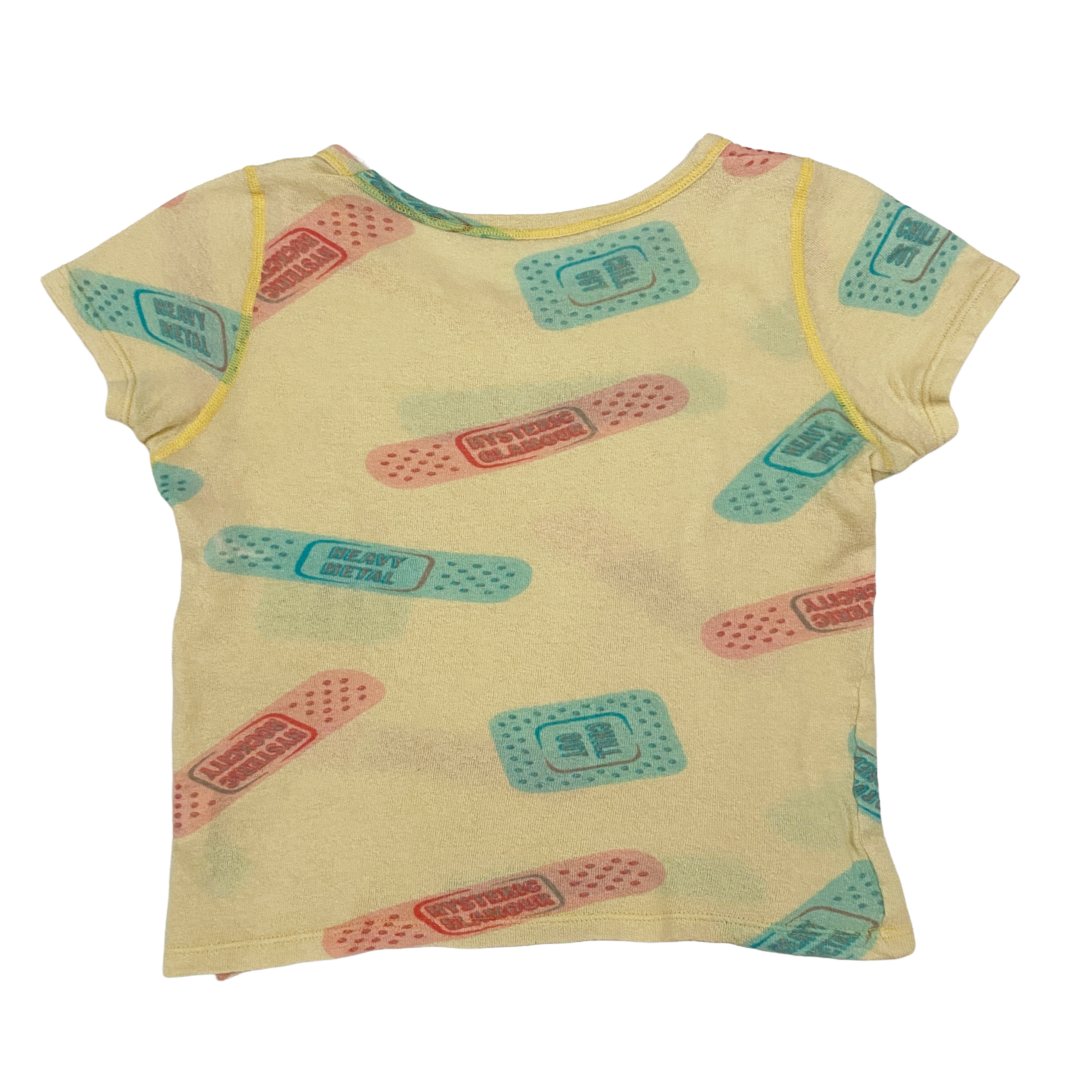 Hysteric Glamour Heavy Metal Band-Aid Baby Tee (S)