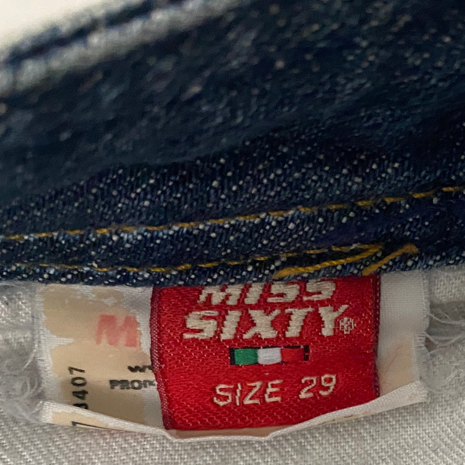 Miss Sixty 2000s Low Rise Bleached Flare Jeans (S)