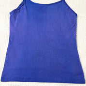 Beaded Butterfly Micro Mesh Tank Top (S)