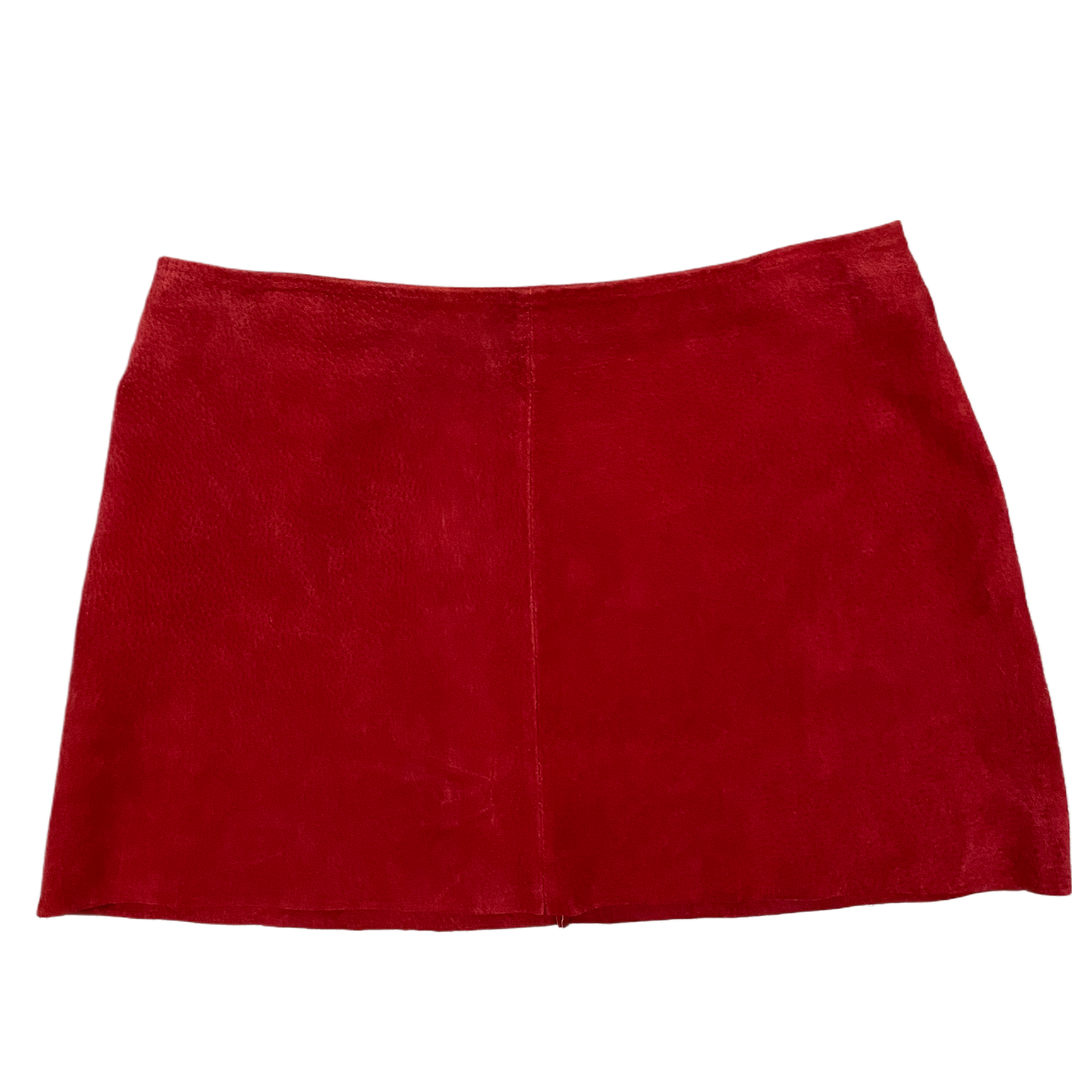 Red Suede Mini Suit Set (M)
