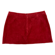 Red Suede Mini Suit Set (M)