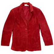 Red Suede Mini Suit Set (M)