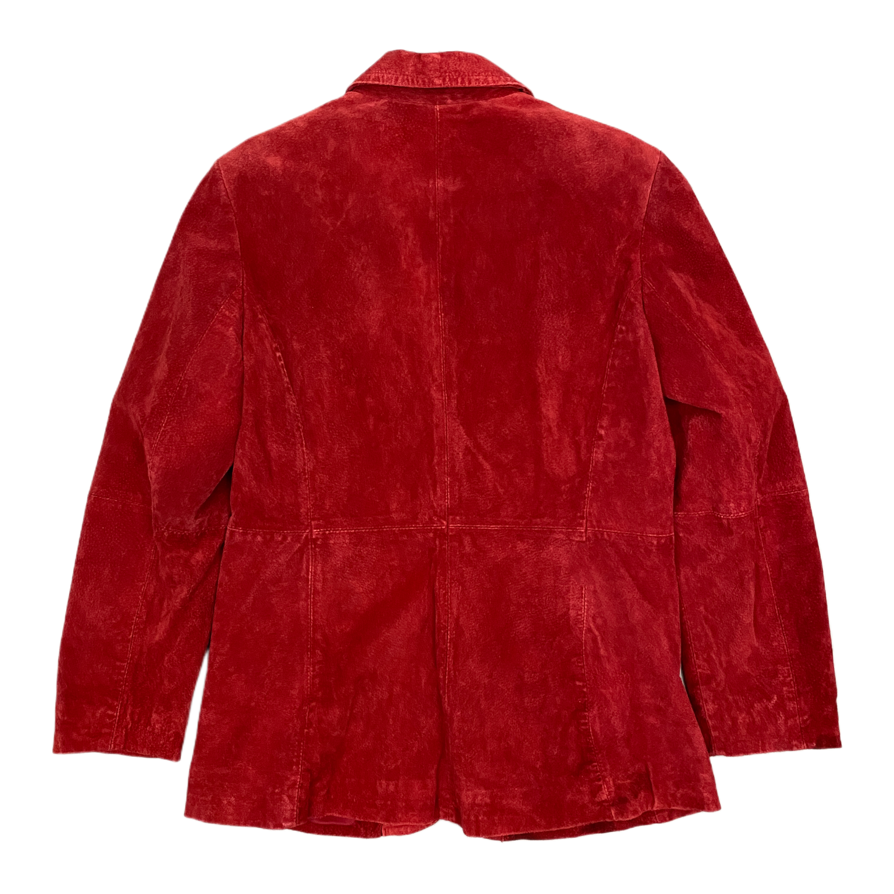 Red Suede Mini Suit Set (M)
