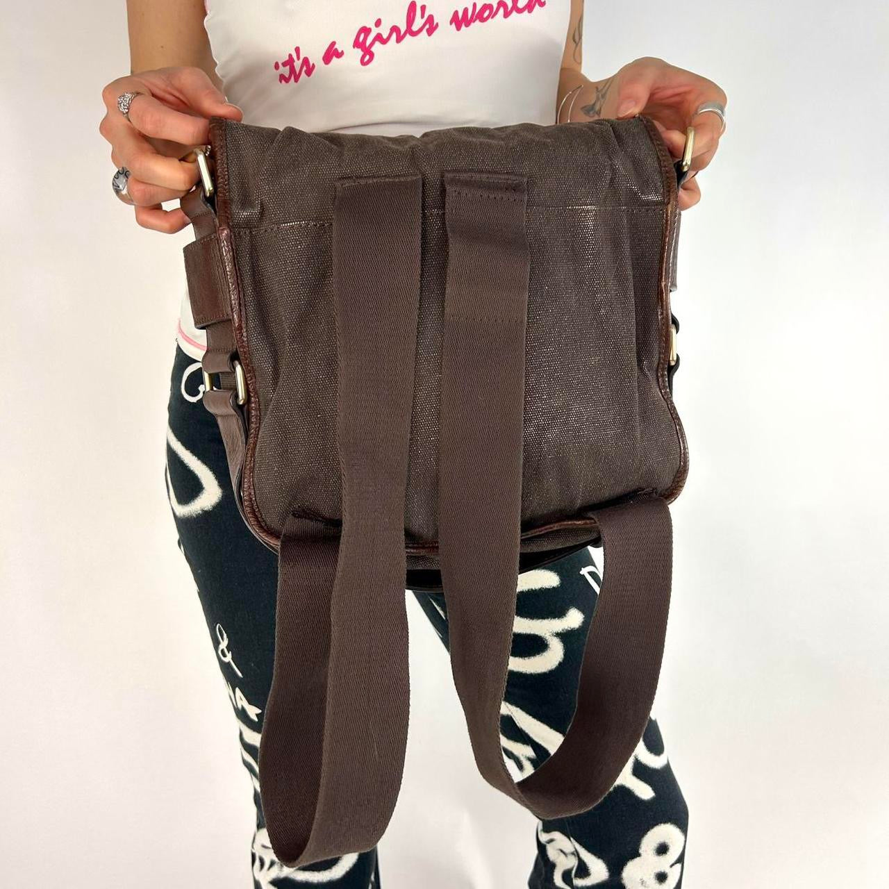 D&G Vintage Brown Backpack