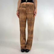 Just Cavalli Snakeskin Jeans (XS/S)