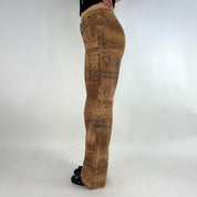 Just Cavalli Snakeskin Jeans (XS/S)