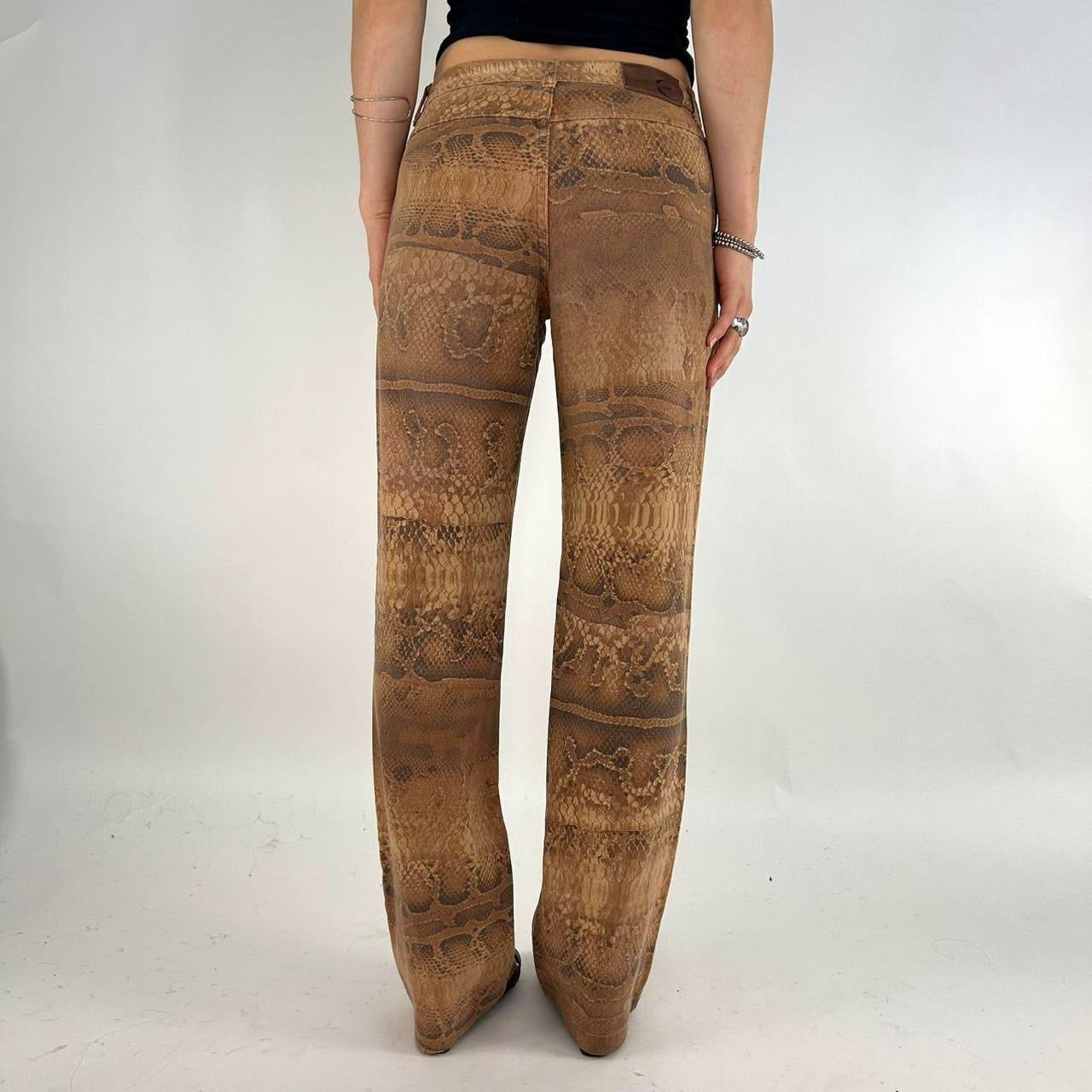 Just Cavalli Snakeskin Jeans (XS/S)