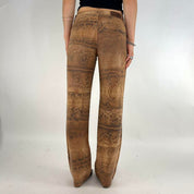 Just Cavalli Snakeskin Jeans (XS/S)
