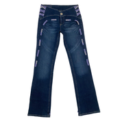 Marithe Francois Girbaud 2000s Ribbon Flare Jeans (S/M)