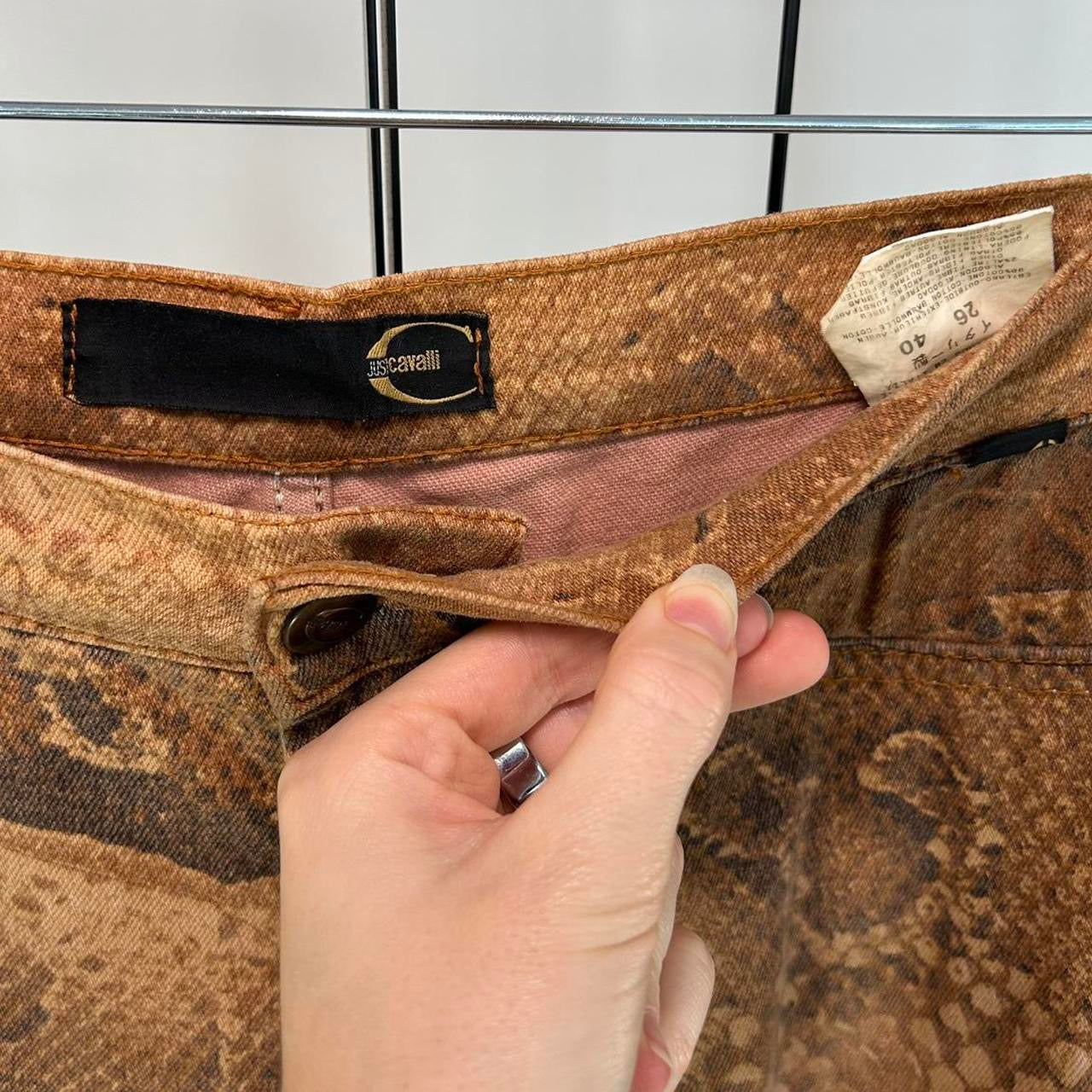 Just Cavalli Snakeskin Jeans (XS/S)