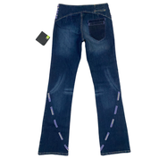 Marithe Francois Girbaud 2000s Ribbon Flare Jeans (S/M)
