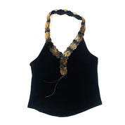 Fur Trim Halter (S)