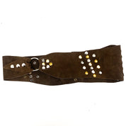 Suede Studded Belt (XS/S)