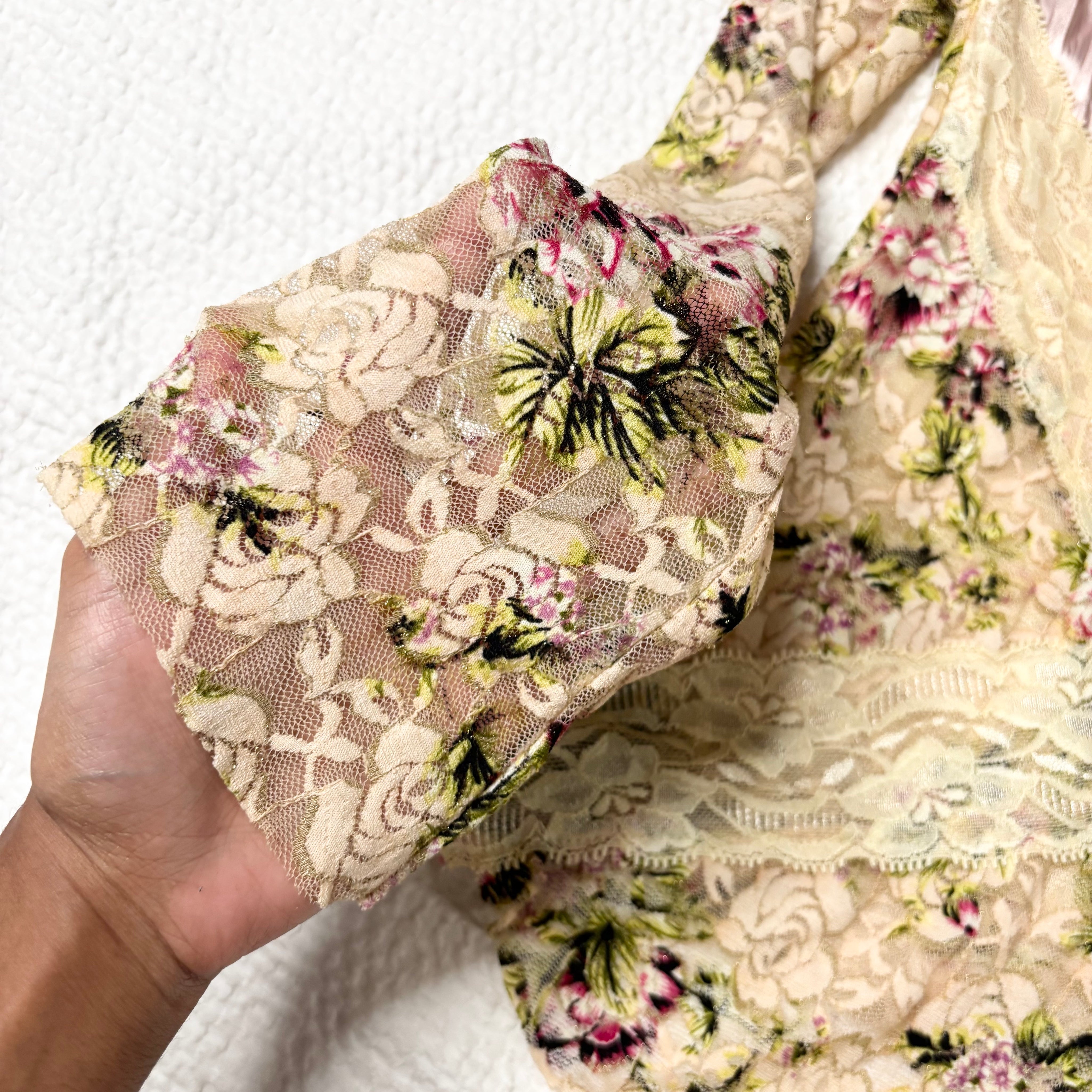 Patchwork Lace Coquette Fairy Long Sleeve (S-M)