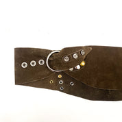 Suede Studded Belt (XS/S)