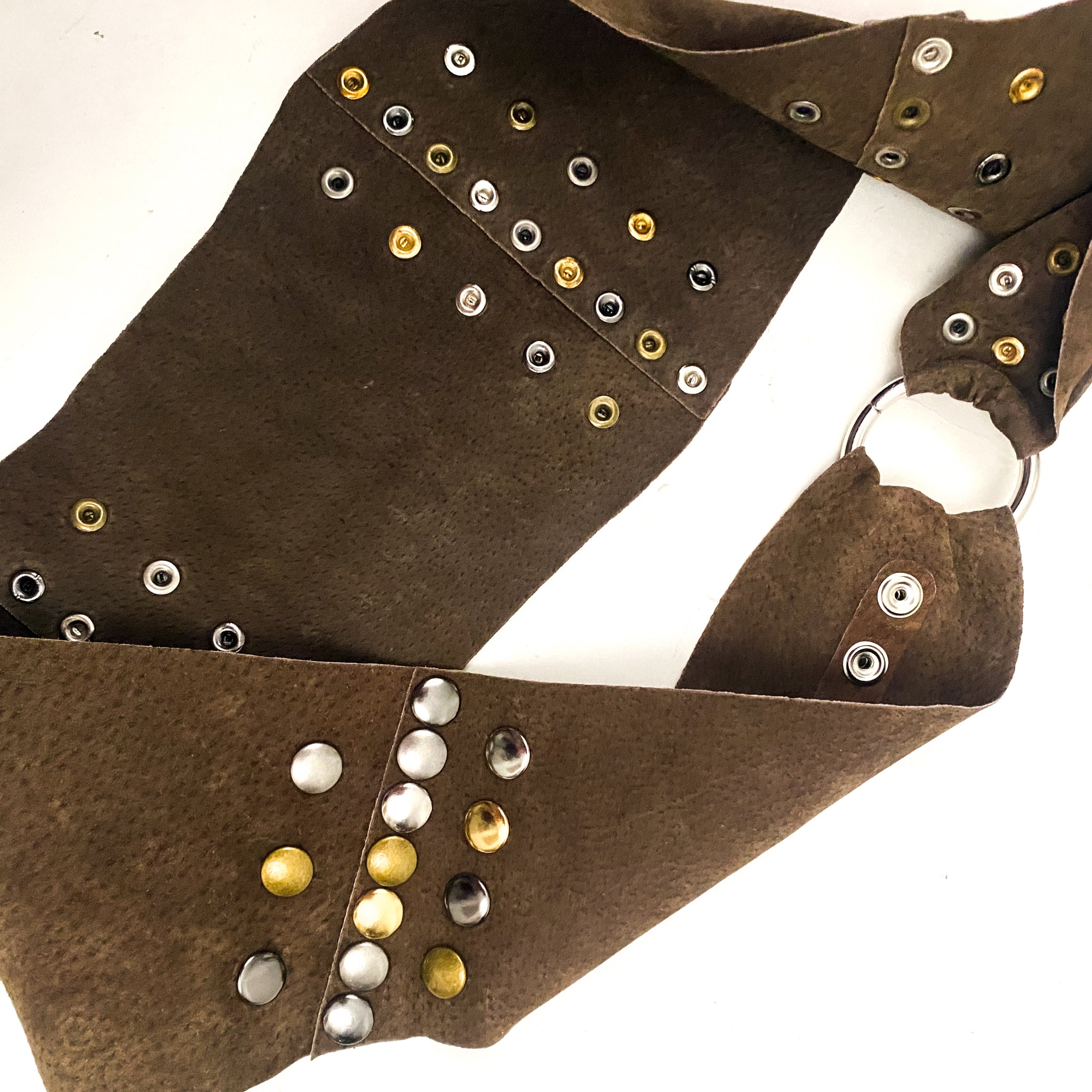 Suede Studded Belt (XS/S)
