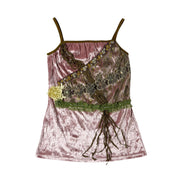 J-Fashion Mix Media Velvet Fairy Tank (S)