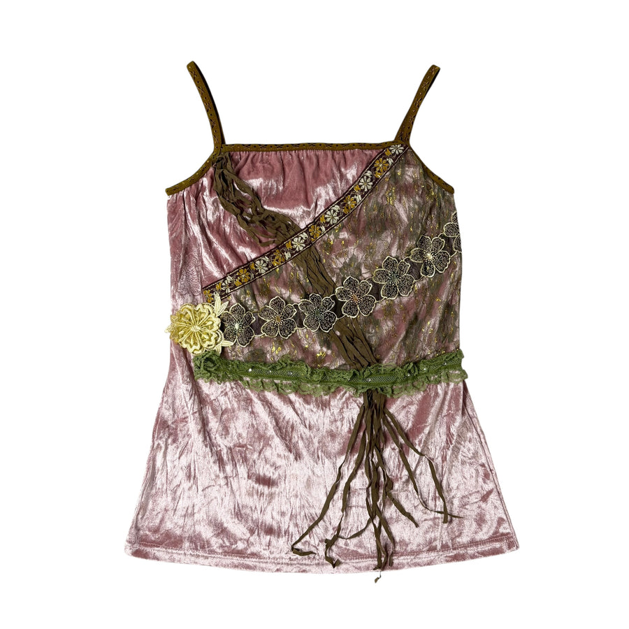 J-Fashion Mix Media Velvet Fairy Tank (S)