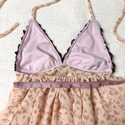 Fairy Sequin Applique Babydoll Halter Top (S)