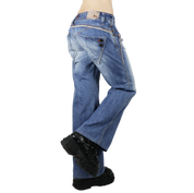 Y2K Japanese Flare Jeans (S)