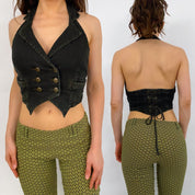 Indie Sleaze Double Breasted Vest - Small