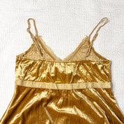 Beaded Velvet Babydoll Tank Top (S)
