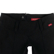Miss Sixty 2000s Black Nixie Low Rise Flare Trouser Pants (S)
