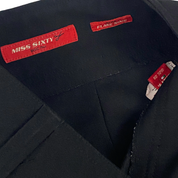 Miss Sixty 2000s Black Nixie Low Rise Flare Trouser Pants (S)