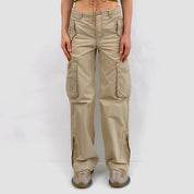 Khaki Skull Cargos - Small