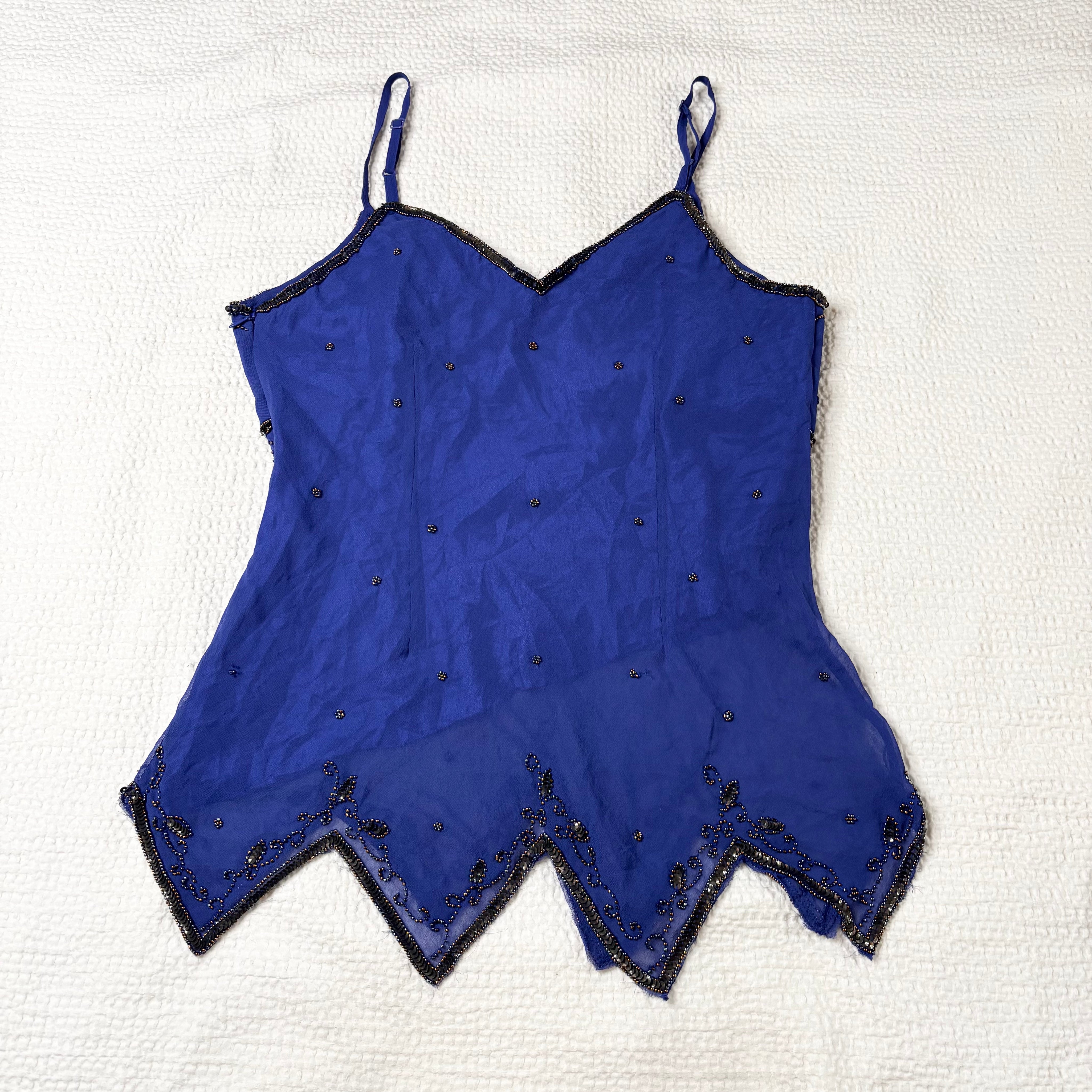Kaleidoscope Beaded Fairy Babydoll Tank (S)