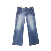 Y2K Japanese Flare Jeans (S)