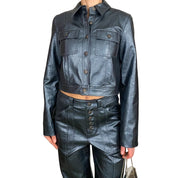 Cinq à Sept Metallic Pant Set (XS)