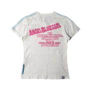 Angel Blue Graphic Baby Tee (S)
