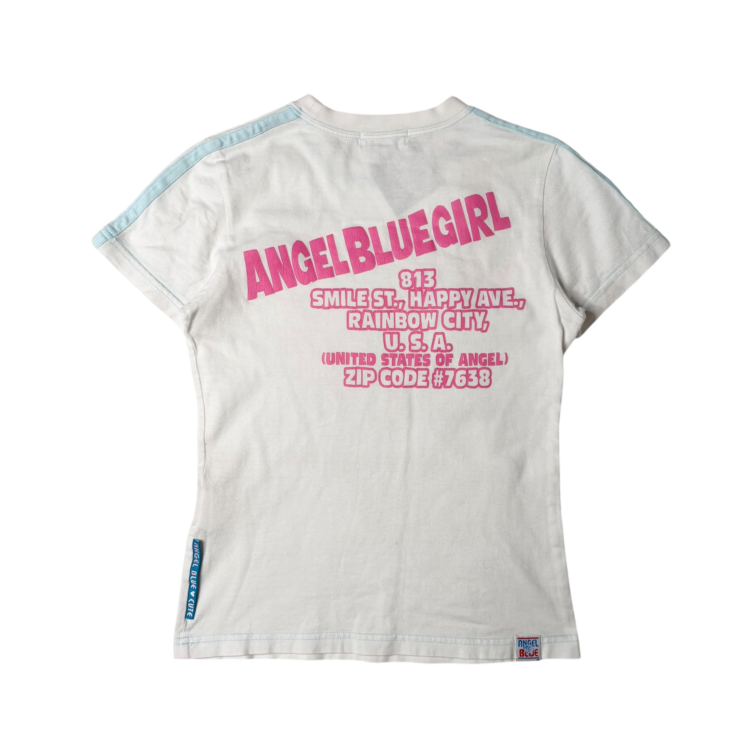 Angel Blue Graphic Baby Tee (S)