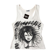 Ko-Mo Face Graphic Racerback Tank (S)