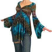 2000's Whimsy Boho Top (M)