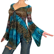 2000's Whimsy Boho Top (M)