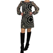 Jean Paul Gaultier Trippy Mesh Dress (M)