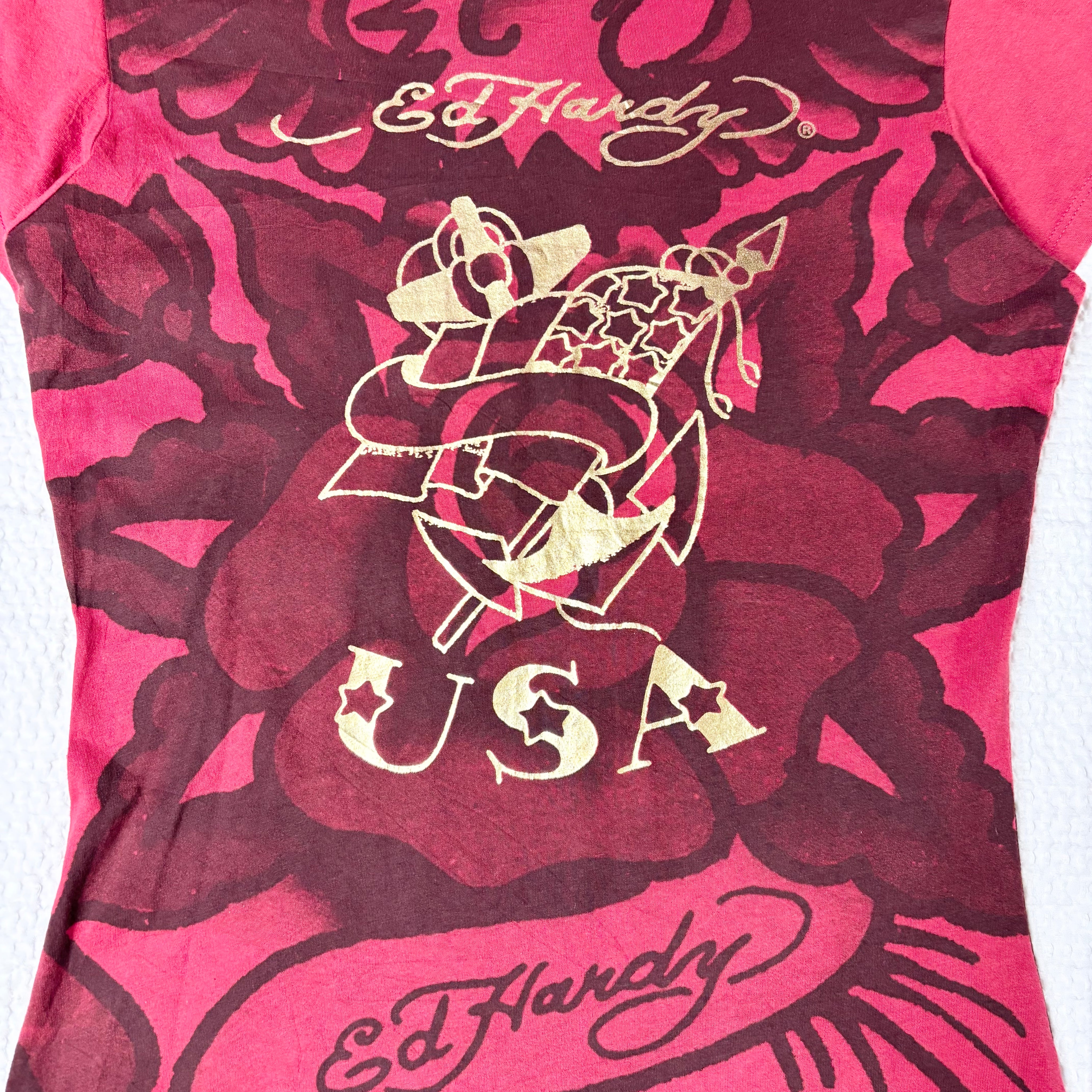 Vintage Ed Hardy Tattoo Graphic Tee (M)