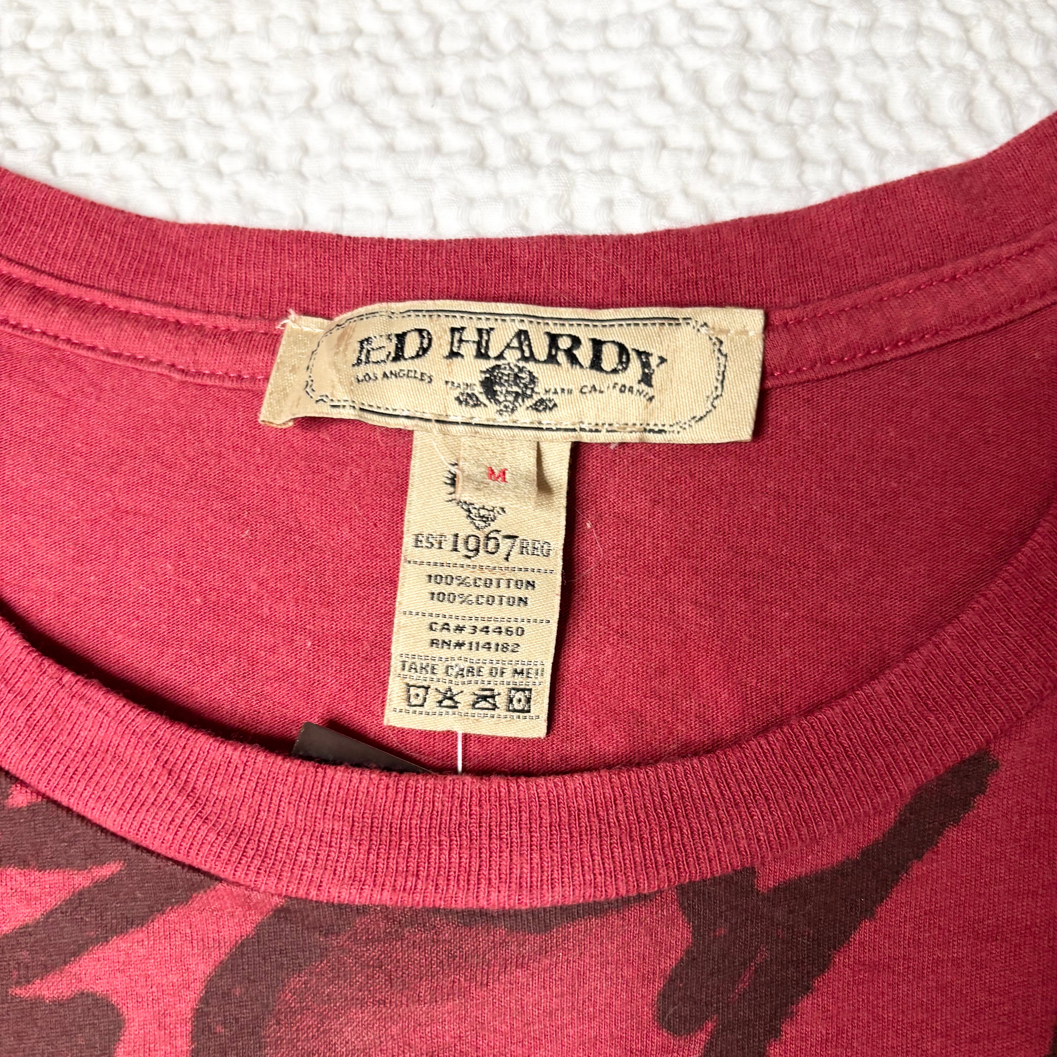 Vintage Ed Hardy Tattoo Graphic Tee (M)