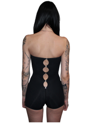 black onyx ♡ cutout playsuit 𓂃 ࣪˖ ִֶཐི༏ཋྀ󠀮