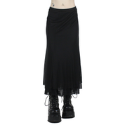 90s Mesh Maxi Skirt (M/L)