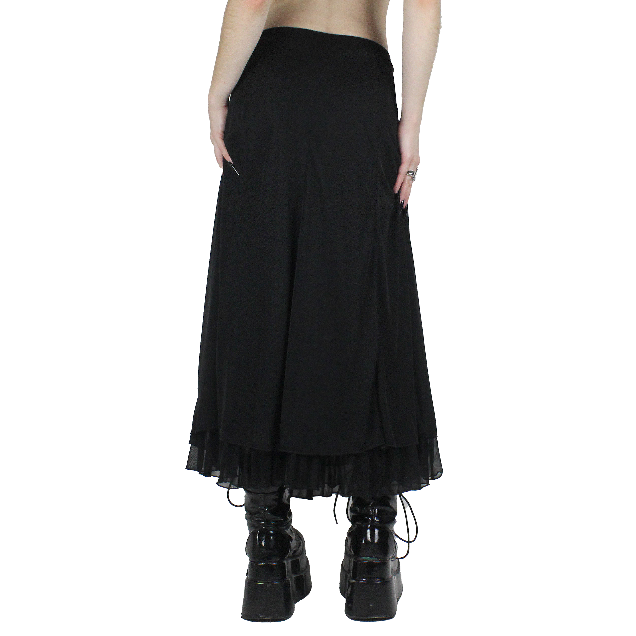90s Mesh Maxi Skirt (M/L)