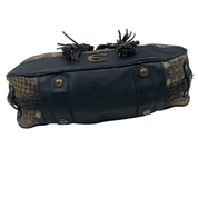 Just Cavalli Crocodile Leather Hobo Bag