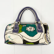 Blue & Green Floral Guess Handbag
