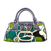 Blue & Green Floral Guess Handbag
