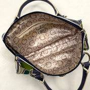 Blue & Green Floral Guess Handbag