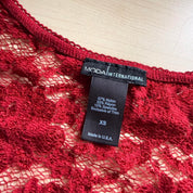 Moda International Lace Bell Sleeve Top (XS/S)