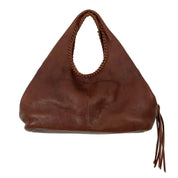 Brown Leather Shoulder Bag